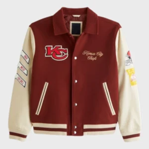 Abercrombie Kansas City Chiefs Varsity Jacket