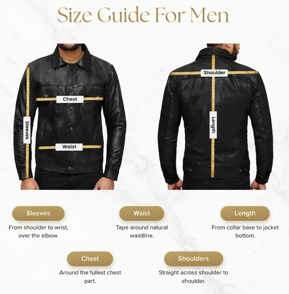 Size guide for men