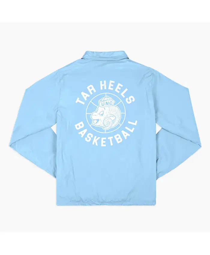 1970s North Carolina Tar Heels Basketball Coaches Jacket For Sale.webp