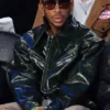 All Star Game Ludacris Green Leather Jacket