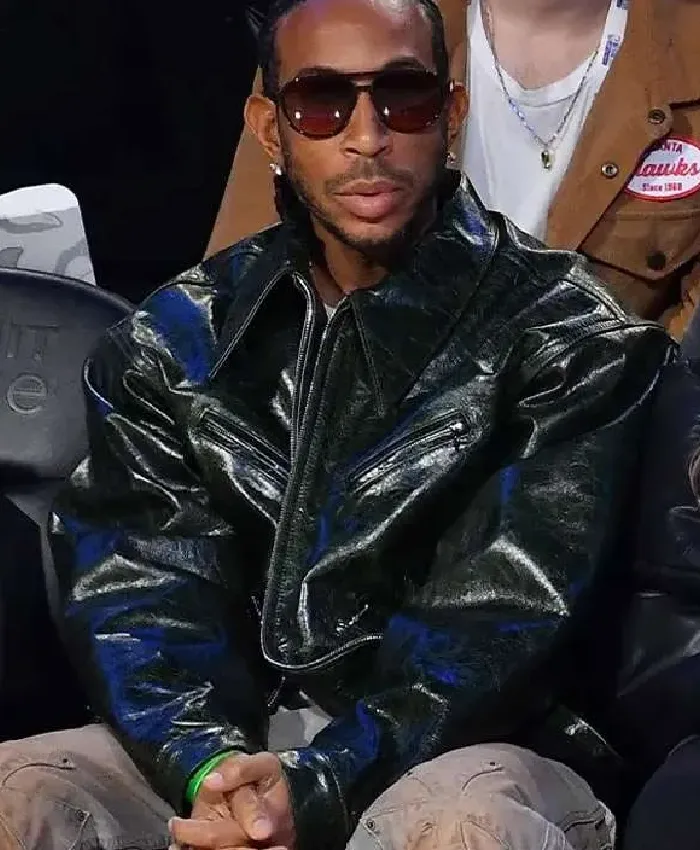 All Star Game Ludacris Green Leather Jacket