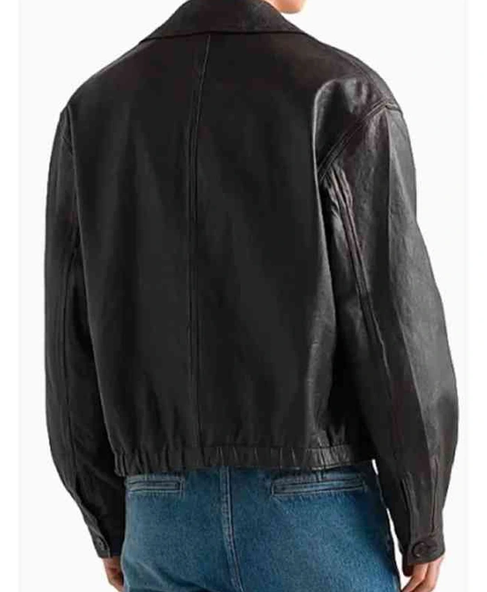 American Idol S23 Lionel Richie Black Leather Jacket