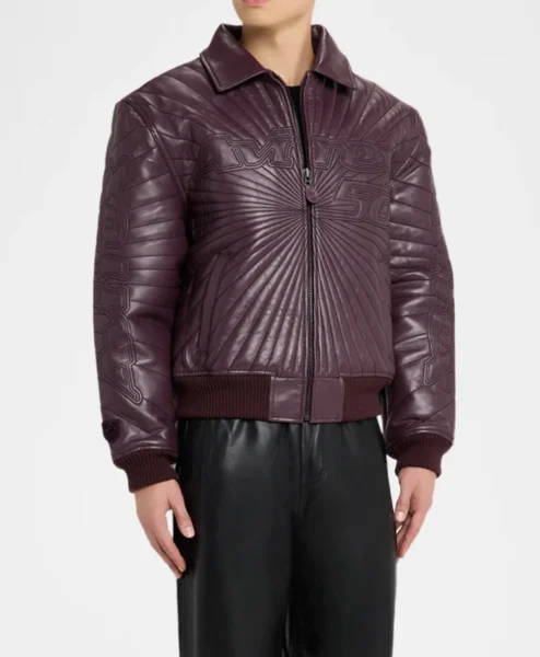 Avirex Trapunto Leather Jacket