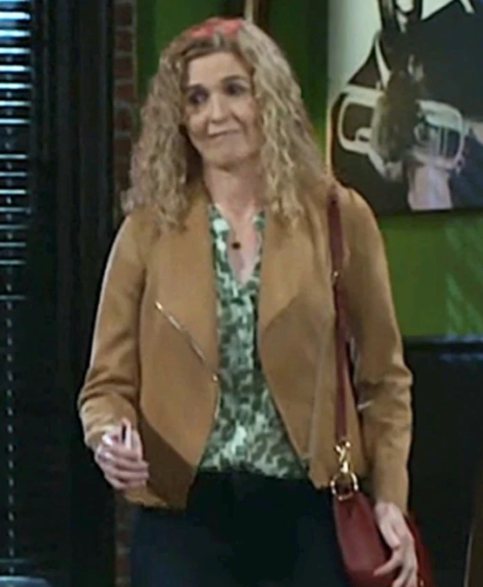 Beyond the Gates Jerri Tubbs Brown Suede Jacket Front.webp