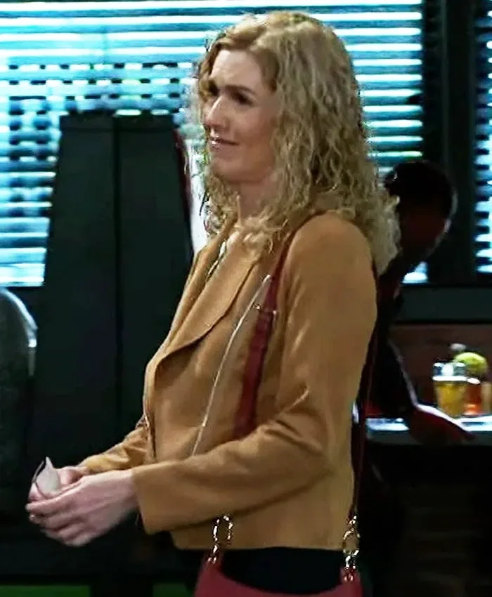 Beyond the Gates Jerri Tubbs Brown Suede Jacket Side.webp