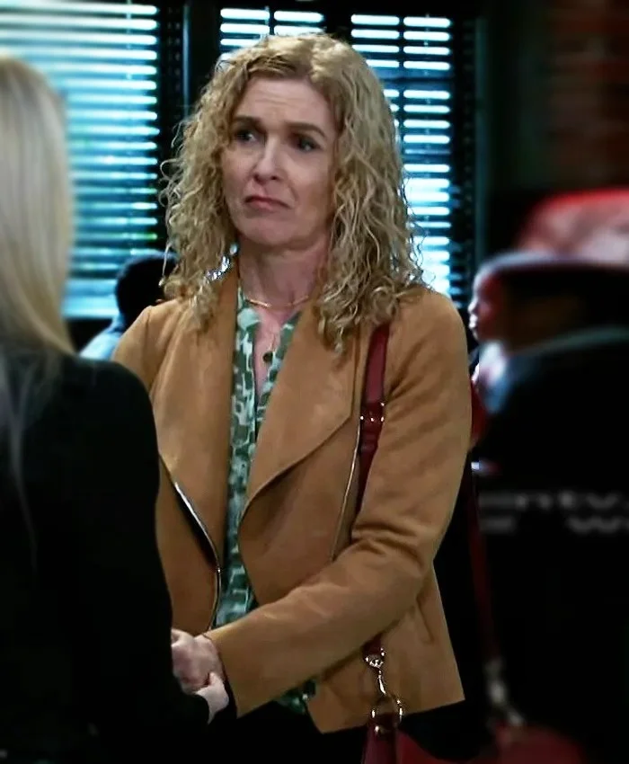 Beyond the Gates Jerri Tubbs Brown Suede Jacket.webp