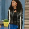 Beyond the Gates RhonniRose Mantilla Leather Jacket.webp