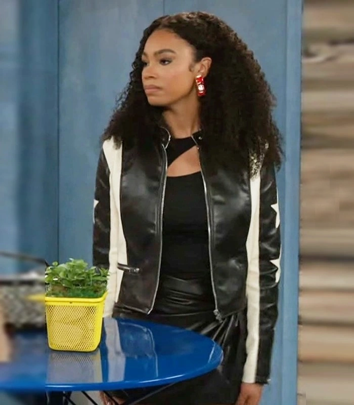 Beyond the Gates RhonniRose Mantilla Leather Jacket.webp