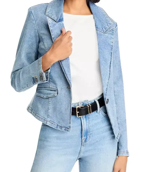 Beyond the Gates S01 Arielle Prepetit Denim Blazer Front.webp