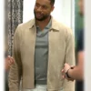 Beyond the Gates S01 Martin Richardson Beige Suede Jacket.webp