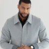 Beyond the Gates S01 Martin Richardson Grey Bomber Jacket.webp
