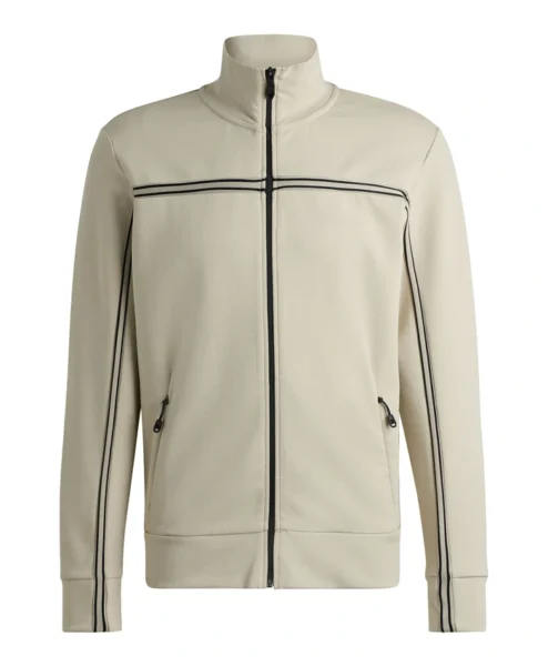 Beyond the Gates S01 Maurice Johnson Beige Track Jacket.webp