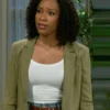 Beyond the Gates S01 Naomi Hamilton Hawthorne Green Blazer.webp
