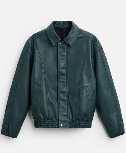 Beyond the Gates S01 Sean Freeman Green Leather Jacket.webp