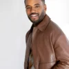 Beyond the Gates Sean Freeman Brown Leather Jacket.webp