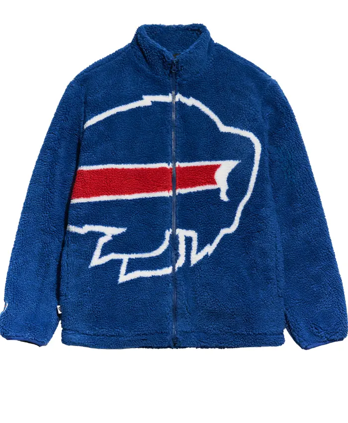 Buffalo Bills Chalk Line Big Logo Sherpa Jacket.webp