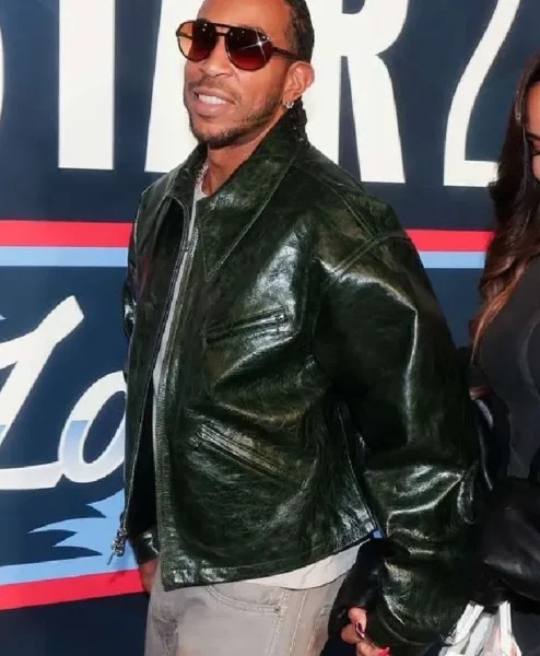 Buy All Star Game Ludacris Green Leather Jacket