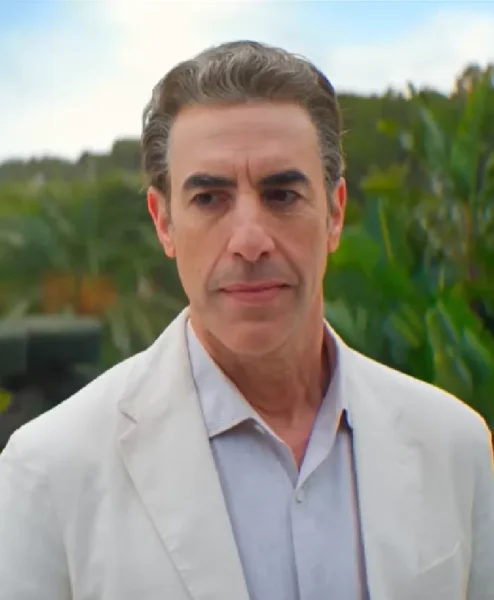 Buy Ladies First 2026 Sacha Baron Cohen White Blazer
