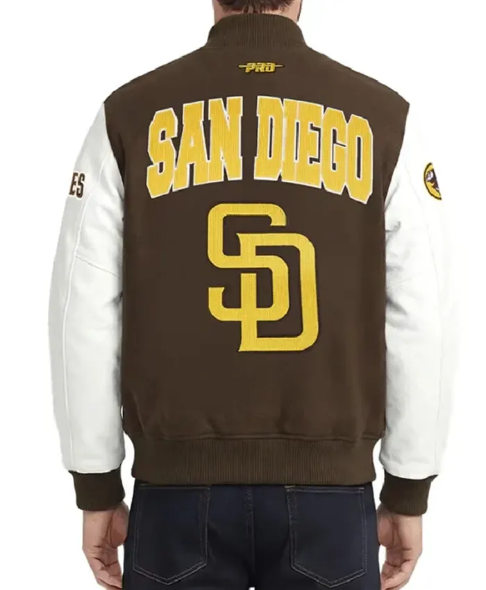 Buy San Diego Padres City Arch Full Snap Navy Brown and White Varsity