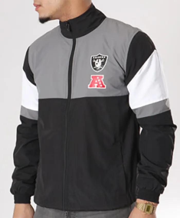 Clarissa Wintheiser Las Vegas Raiders Zip Track Jacket.webp