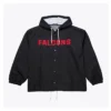 Coaches Atlanta Falcons Black Windbreaker Hooded Jacket.webp
