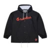 Coaches Baltimore Orioles Black Windbreaker Hooded Jacket.webp