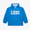 Coaches Detroit Lions Blue Windbreaker Hooded Jacket.webp
