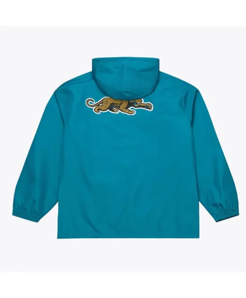 Coaches Jacksonville Jaguars Teal Windbreaker Hooded Jacket For Sale.webp