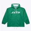 Coaches NY Jets Green Windbreaker Hooded Jacket.webp