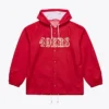 Coaches San Francisco 49ers Scarlet Windbreaker Hooded Jacket.webp
