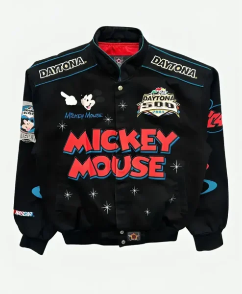 Daytona 500 NASCAR Mickey Mouse Jacket Black.webp