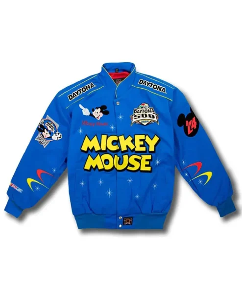 Daytona 500 NASCAR Mickey Mouse Jacket Blue.webp