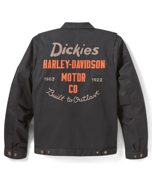 Dickies x H D Black Quilted Lined Eisenhower Jacket