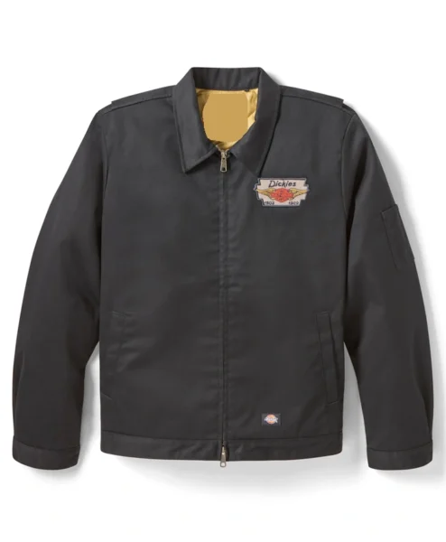 Dickies x H D Quilted Black Lined Eisenhower Jacket