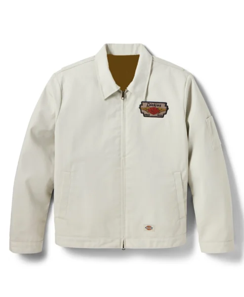 Dickies x H D Quilted White Lined Eisenhower Jacket