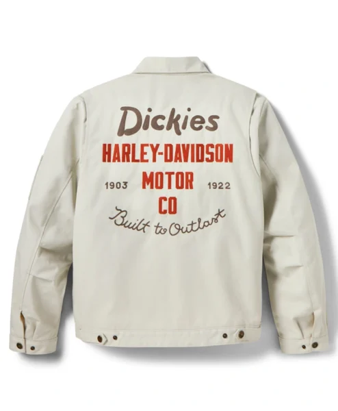 Dickies x H D White Quilted Lined Eisenhower Jacket
