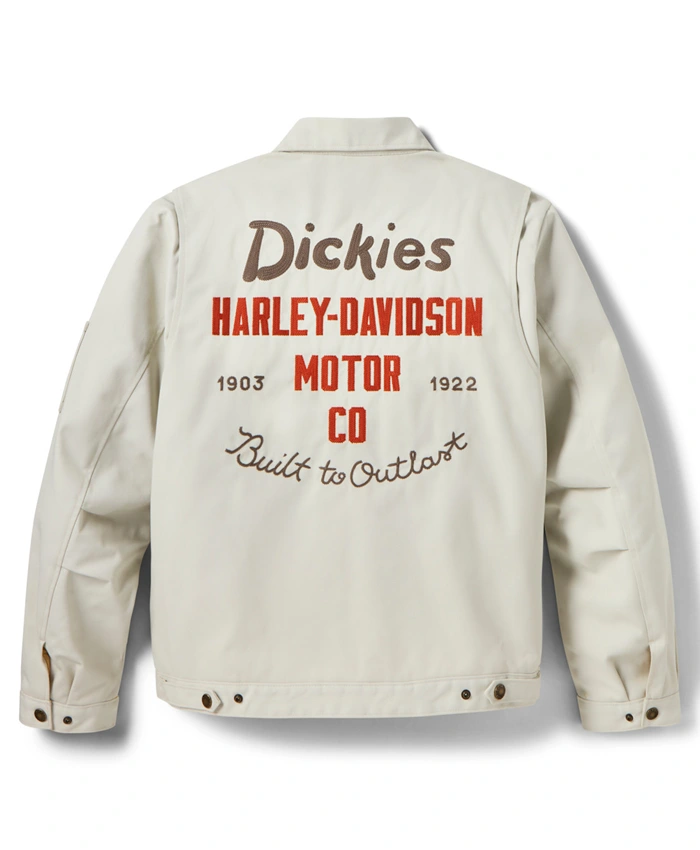 Dickies x H D White Quilted Lined Eisenhower Jacket