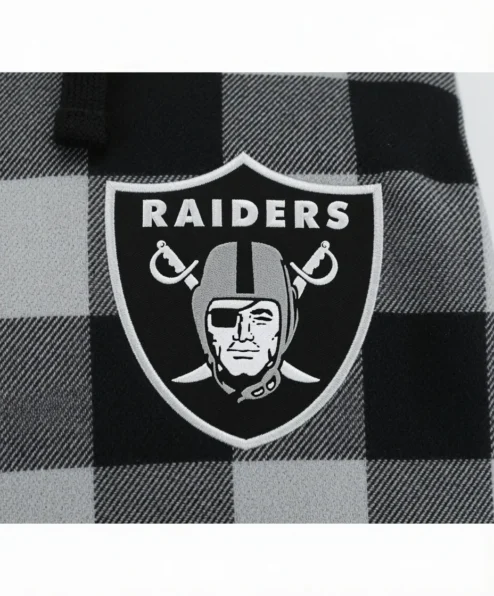 Floy Adams Raiders Flannel Jacket logo