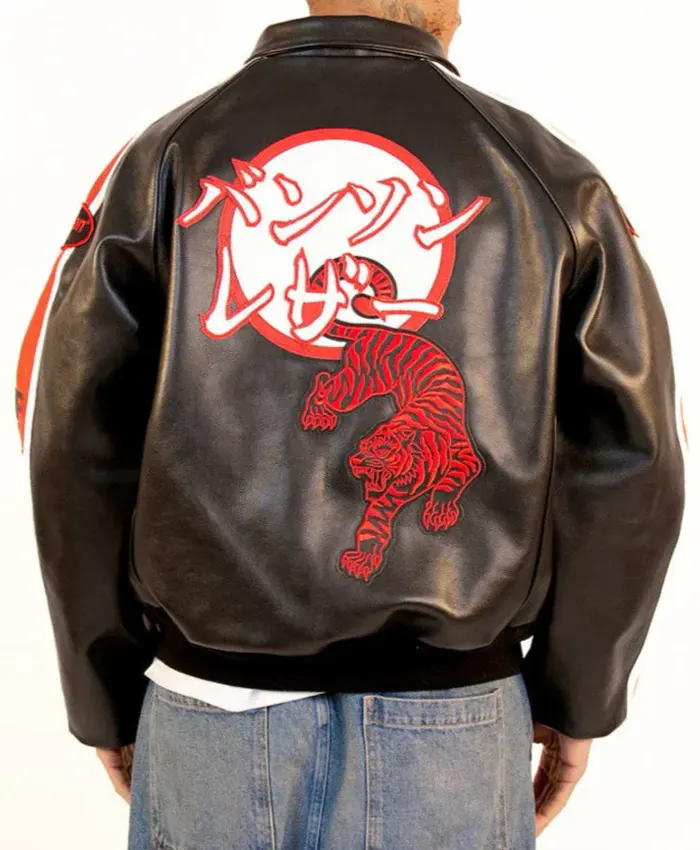 Fly Geenius x Vanson Black Tokyo Bomber Jacket
