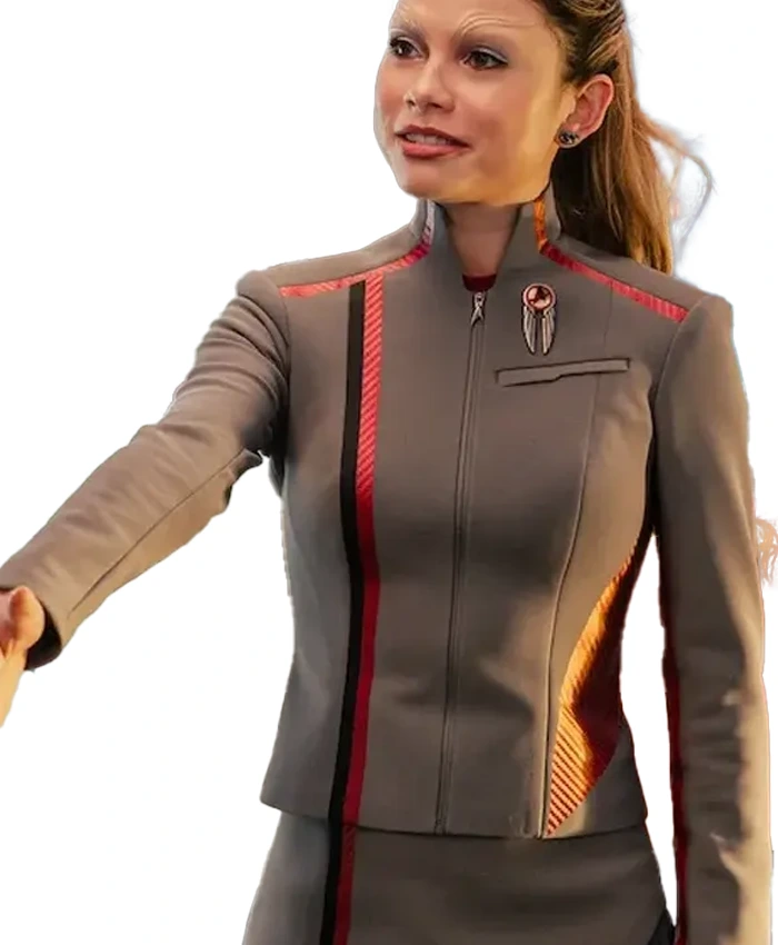 Genesis Lythe Star Trek Starfleet Academy Grey Jacket