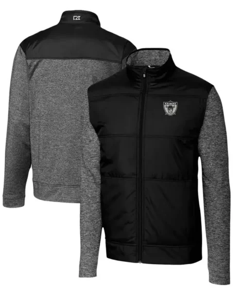 Glennie Las Vegas Raiders Black Full Zip Track Jacket.webp