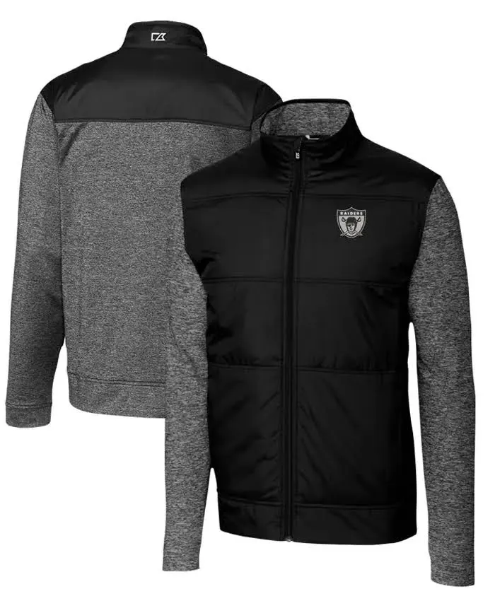 Glennie Las Vegas Raiders Black Full Zip Track Jacket.webp