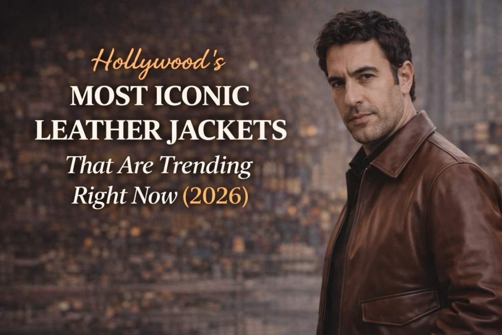 Hollywood’s Most Iconic Leather Jackets That Are Trending Right Now (2026)