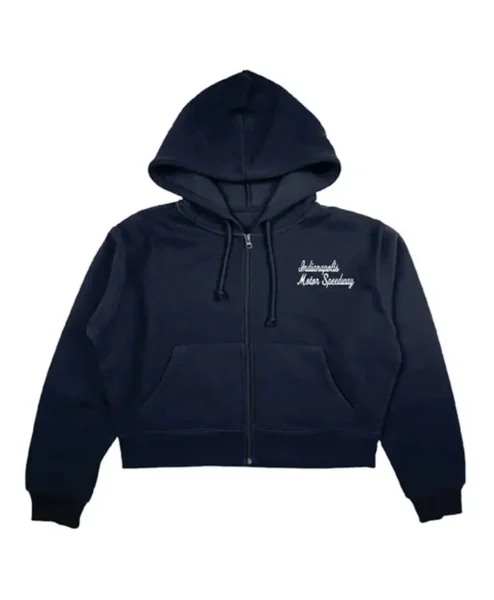 Indianapolis 500 Wing Wheel Flag Cropped Jacket.webp