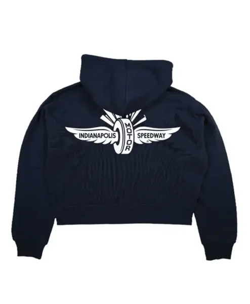 Indianapolis 500 Wing Wheel Flag Cropped Jacket For Sale.webp