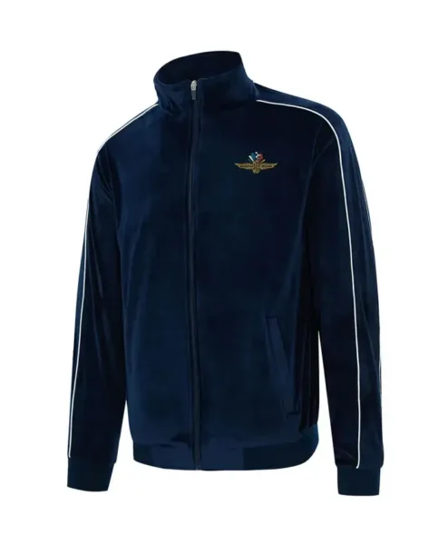 Indianapolis 500 Wing Wheel Flag Velour Jacket.webp