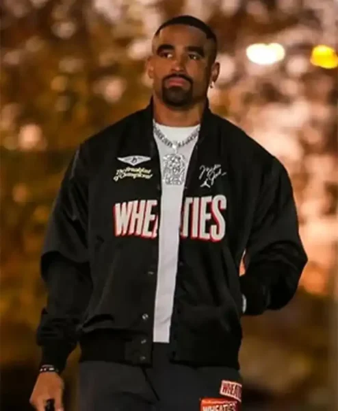 Jalen Hurts Jordan Flight MVP Wheaties Varsity Jacket For Sale.webp