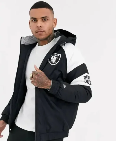 Javier Mann Las Vegas Raiders Puffer Hooded Jacket.webp