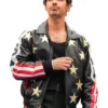 Joe Jonas WrestleMania 42 Star Leather Jacket