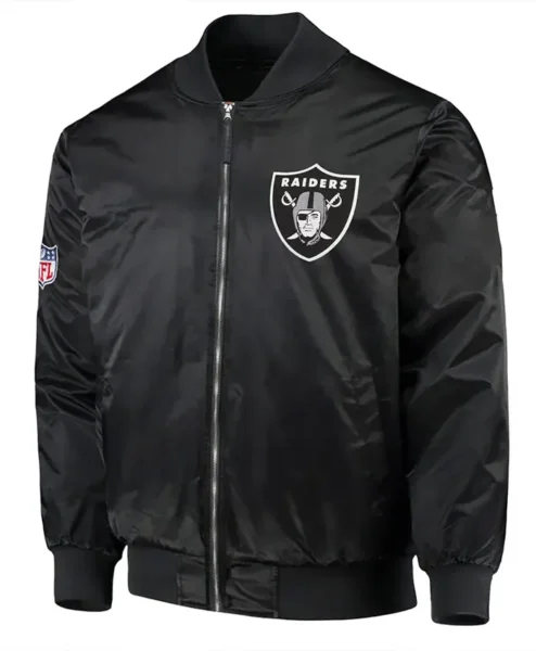 Jonatan Las Vegas Raiders Black Vintage Bomber Jacket.webp